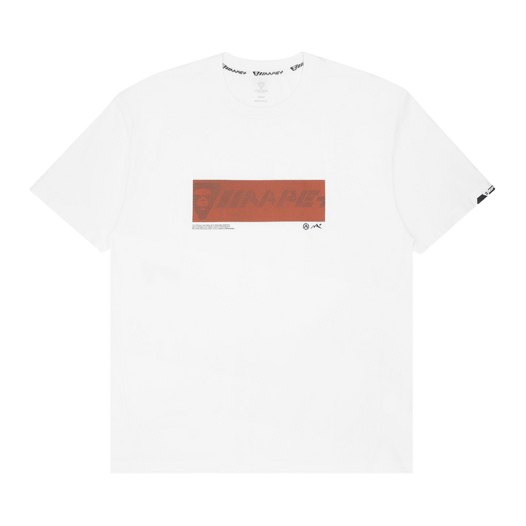 AAPE Moonface Chest Tape Tee "White"