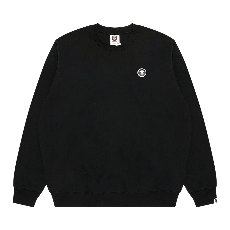 AAPE Now Moonface Crewneck Sweater "Black"