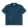 AAPE Now Moonface Logo Polo Shirt "Navy"