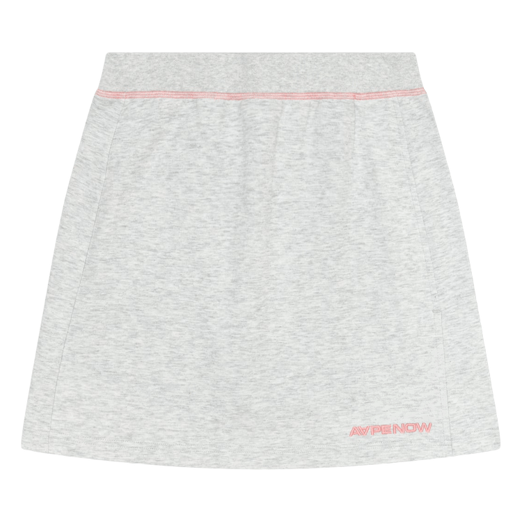 AAPE Moonface A-Line Mini Skirt "White/Heather"