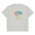 AAPE Moonface Camo Graphic Tee "White/Heather"