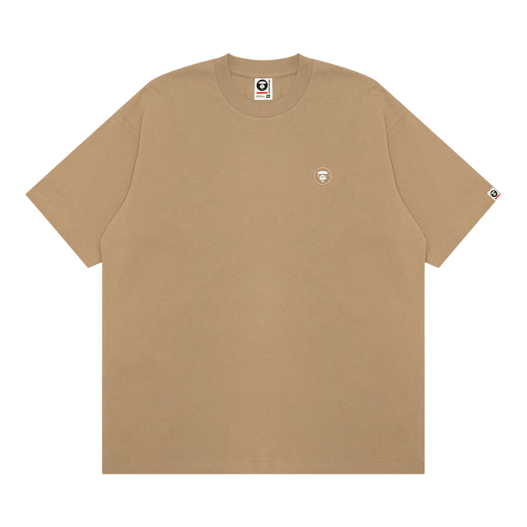 AAPE Now Moonface Logo Short Sleeve Tee "Red/Orange"