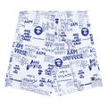 AAPE Sweat Shorts "White/Blue"