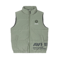 AAPE Moonface Patch Down Vest "Khaki/Light"