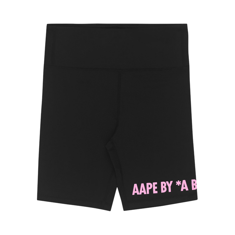 AAPE Moonface Legging Shorts "Black"