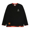 AAPE Embroidered Long Tee "Black"