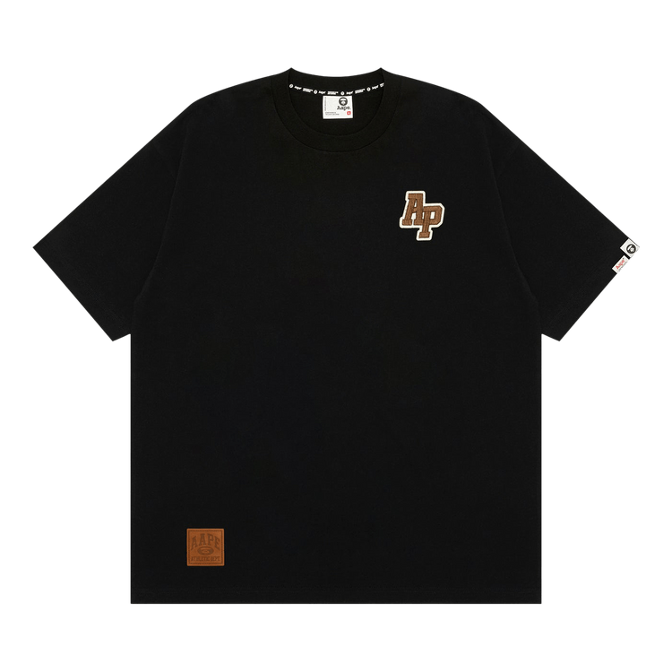 AAPE Embroidered Logo Tee "Black"