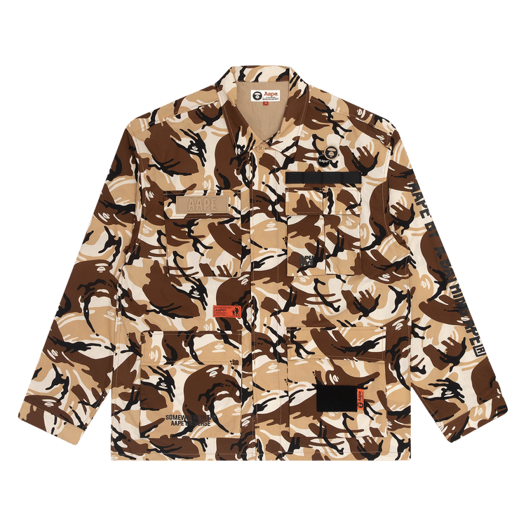 AAPE Somewhere Shirt "Beige/Multi"