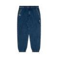 AAPE Moonface Tapered Relaxed Pants "Blue"