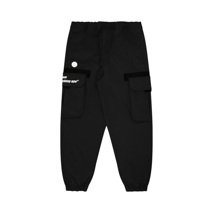 AAPE Moonface Patch Cargo Pants "Black"