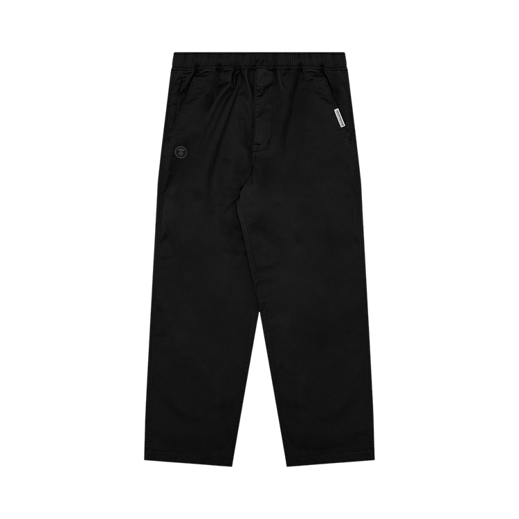 AAPE Moonface Patch Relaxed Pants "Black"