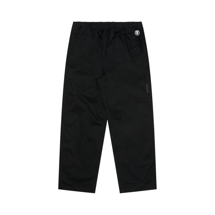 AAPE Moonface Patch Chino Pants "Black"