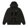 AAPE Now Moonface Logo Zip-Up Hoodie "Black/Light"