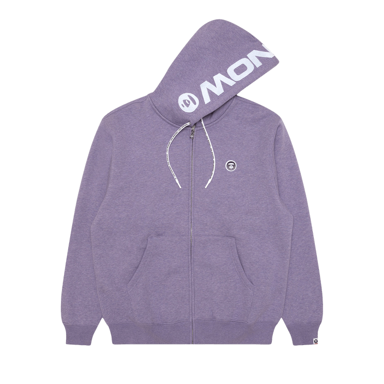 AAPE Now Zip-Up Hoodie "Purple/Heather"