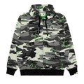 AAPE Moonface Camo Zip-Up Hoodie "Grey/Multi"