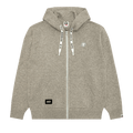 AAPE Now Moonface Zip-Up Hoodie "White/Heather"