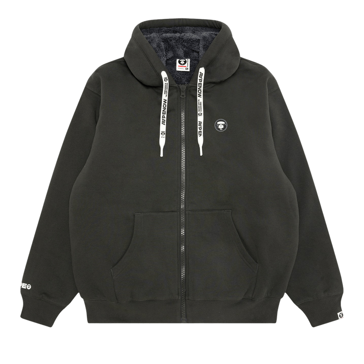 AAPE Now Moonface Zip-Up Hoodie "Grey"