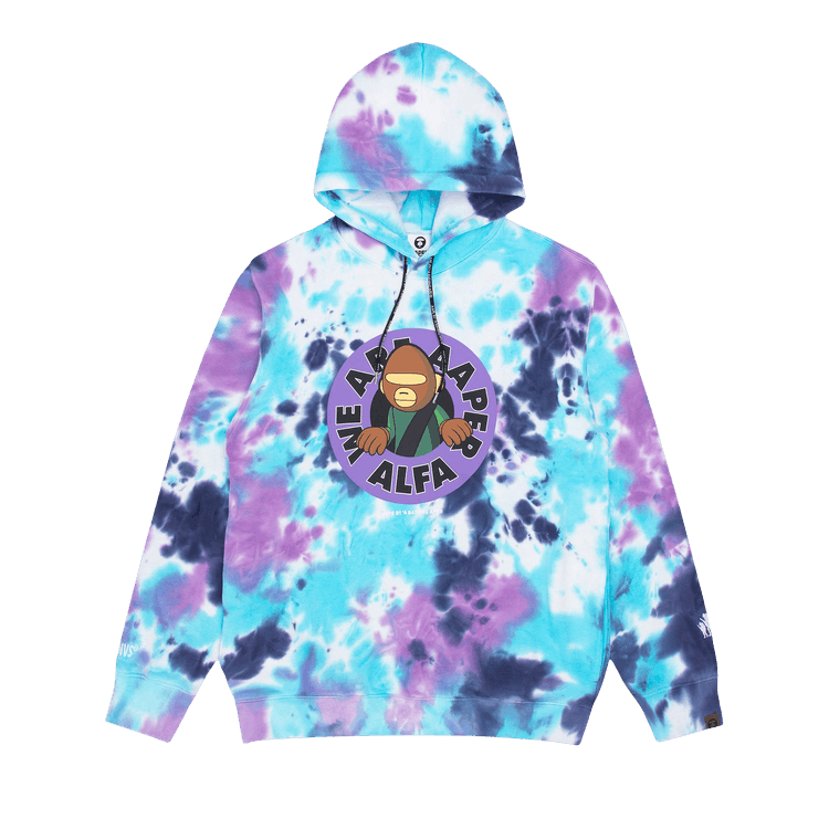 AAPE Moonface Hoodie. "Purple/Light"