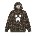 AAPE Camo Print Hoodie "Green/Multi"