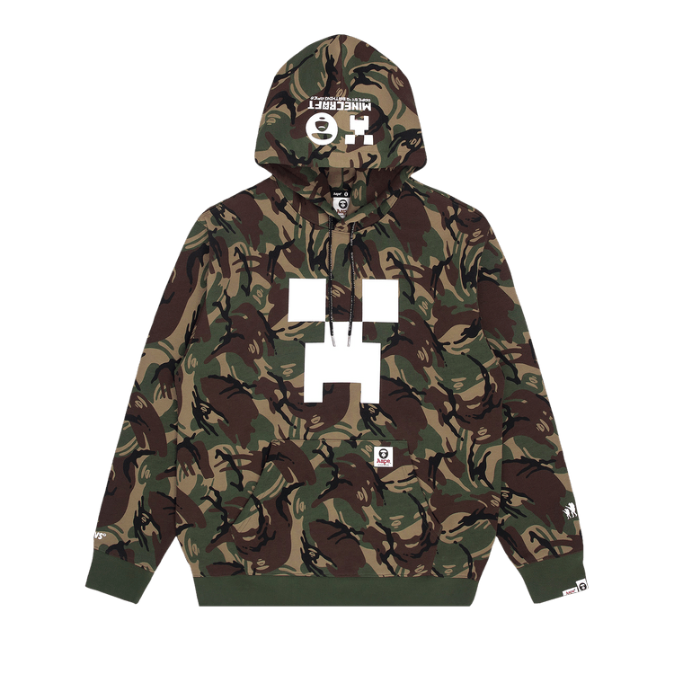 AAPE Camo Print Hoodie "Green/Multi"