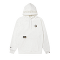 AAPE Moonface Camo Patch Hoodie "Ivory"