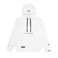 AAPE Moonface Embossed Relaxed Hoodie "White"