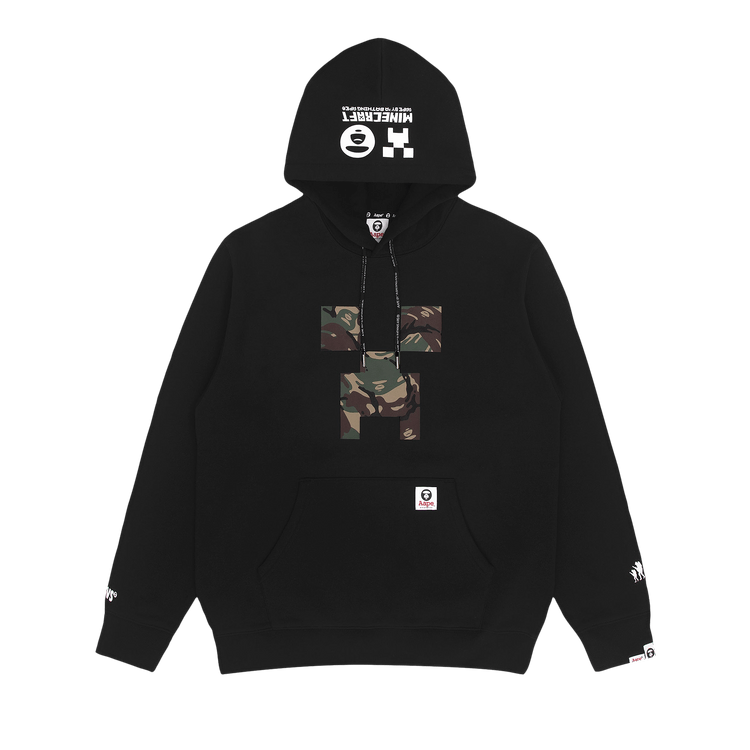 AAPE Logo Back Hoodie "Black"