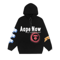 AAPE Moonface Graphic Hoodie "Black"