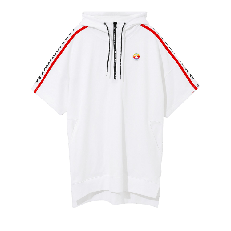 AAPE Logo Long Hoodie "White"