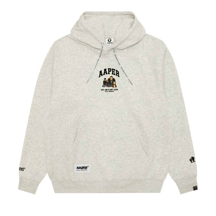 AAPE r Hoodie "White/Heather"