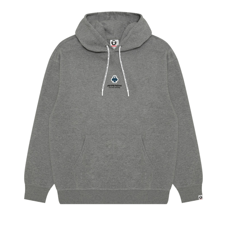 AAPE Now Clover Moonface Hoodie "Grey/Heather"
