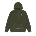 AAPE Zipped Neck Hoodie "Khaki"