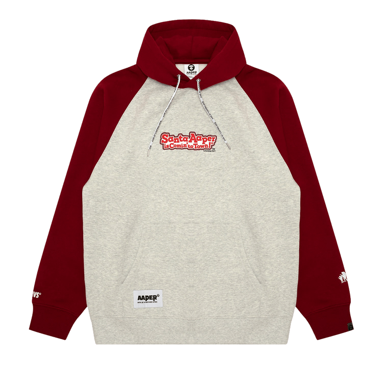 AAPE r Printed Hoodie "Burgundy"