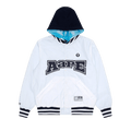 AAPE Moonface Reversible Hooded Snap-Button Jacket "White"