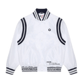 AAPE Moonface Patch Jersey Jacket "White"