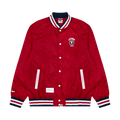 AAPE Moonface Patch Jersey Jacket "Red/Dark"