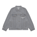 AAPE Moonface Workwear Denim Jacket "Grey/Light"
