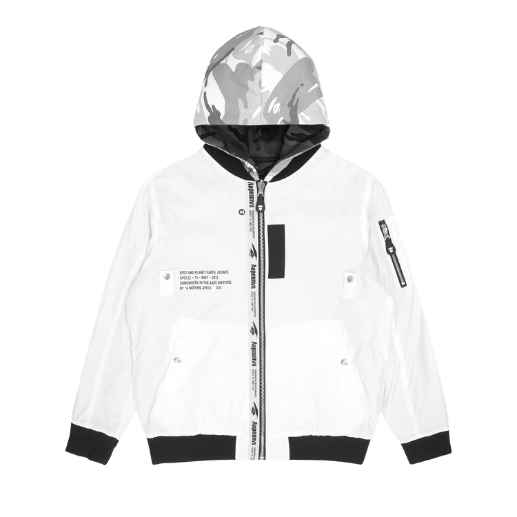 AAPE Hooded Lightweight Jacket "White"