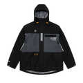 AAPE Moonface Convertible Utility Hooded Jacket "Black"