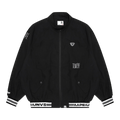 AAPE Moonface Embroidered Zip Jacket "Black"