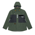 AAPE Moonface Convertible Utility Hooded Jacket "Khaki"