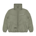 AAPE Moonface Stand-Collar Padded Jacket "Khaki/Light"