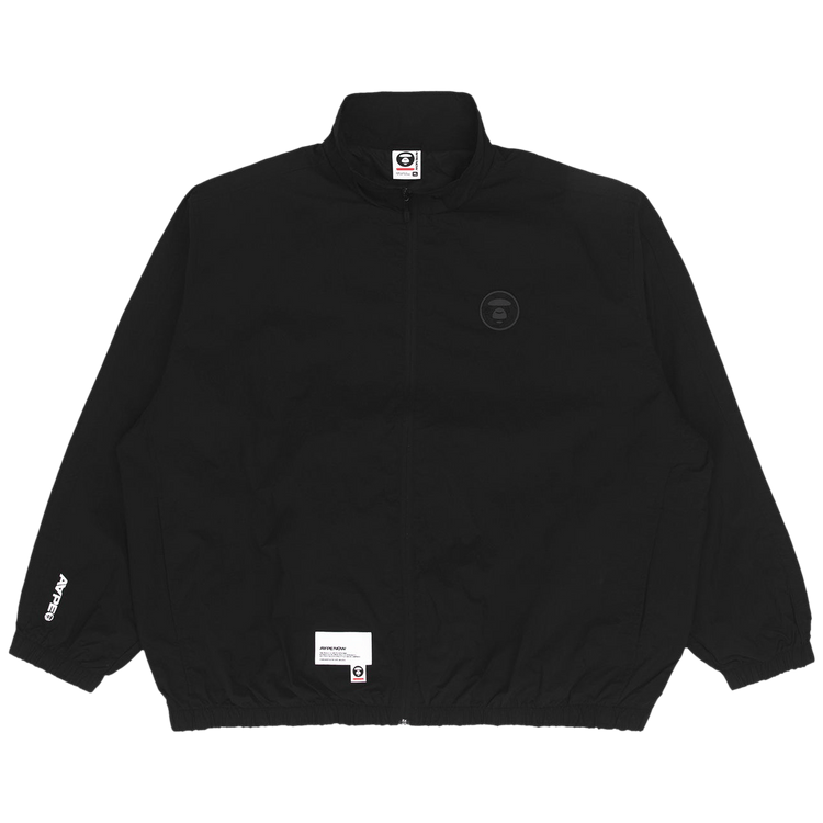 AAPE Moonface Patch Lightweight Zip Jacket "Black"