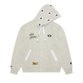 AAPE Unvs Moonface Hooded Jacket "White/Heather"