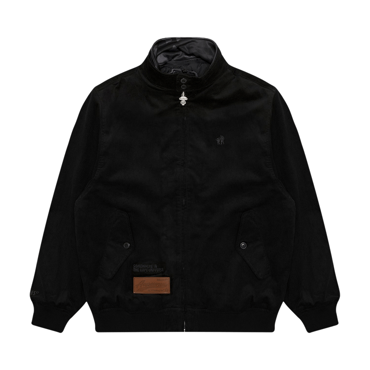 AAPE Logo Embroidered Corduroy Jacket "Black"