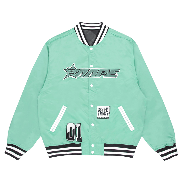 AAPE Moonface Reversible Jacket "Green/Light"