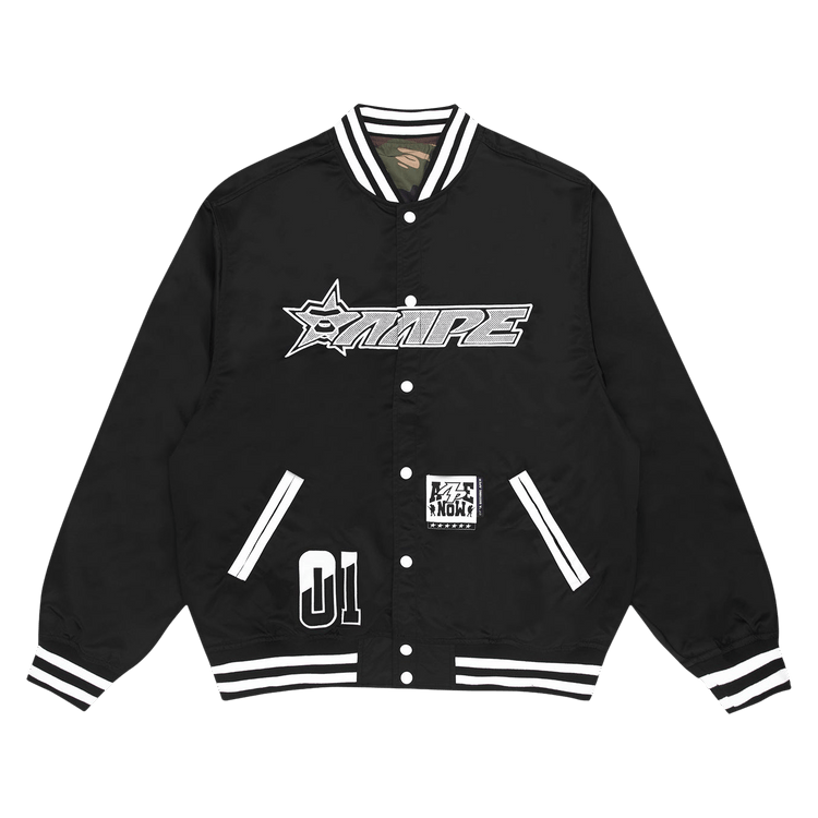 AAPE Moonface Reversible Jacket "Black"