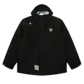 AAPE Moonface Logo Hooded Down Jacket "Black"