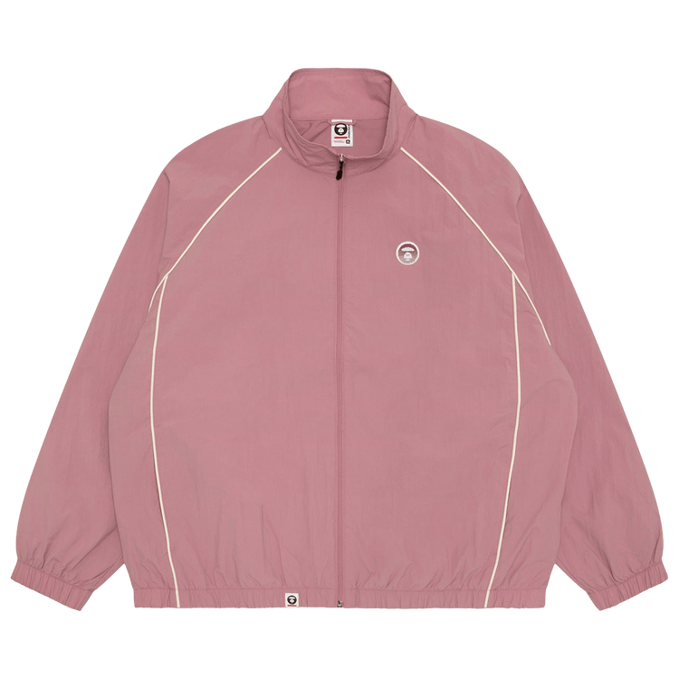 AAPE Now Moonface Logo Jacket "Pink/Grey"