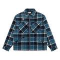 AAPE Moonface Plaid Zip Jacket "Blue/Purple"